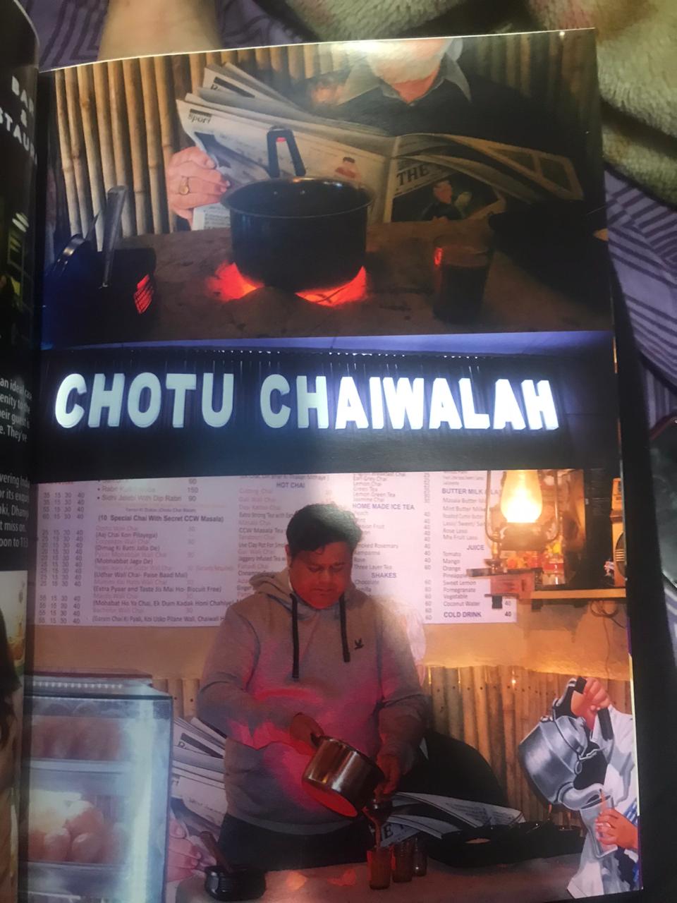 Chotu Chaiwalah in Aviation Times